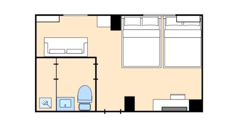 Hotel Ninestates Hakata Fukuoka  Eksteriør billede